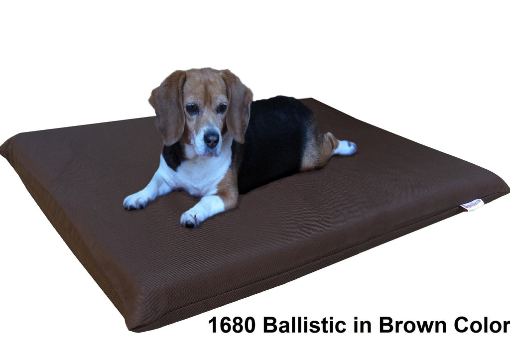 3" Memory Foam Pad Bed with 2 Layer Covers - 2 Sizes in 12 Colors