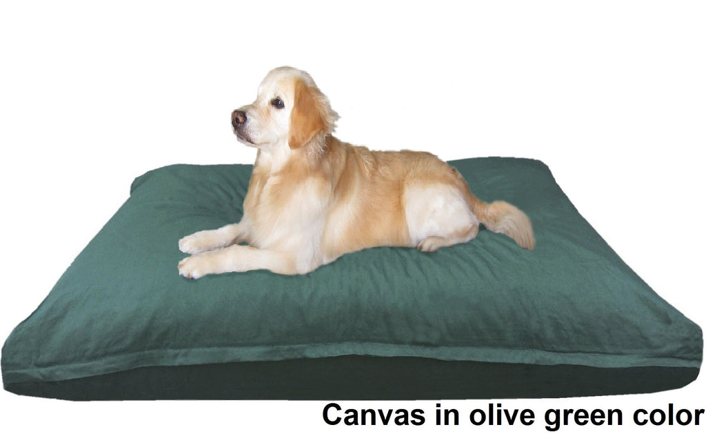 Orthopedic Shredded Memory Foam Dog Bed Pillow for Small to Extra Large Pet - 7 Sizes in 10 Colors