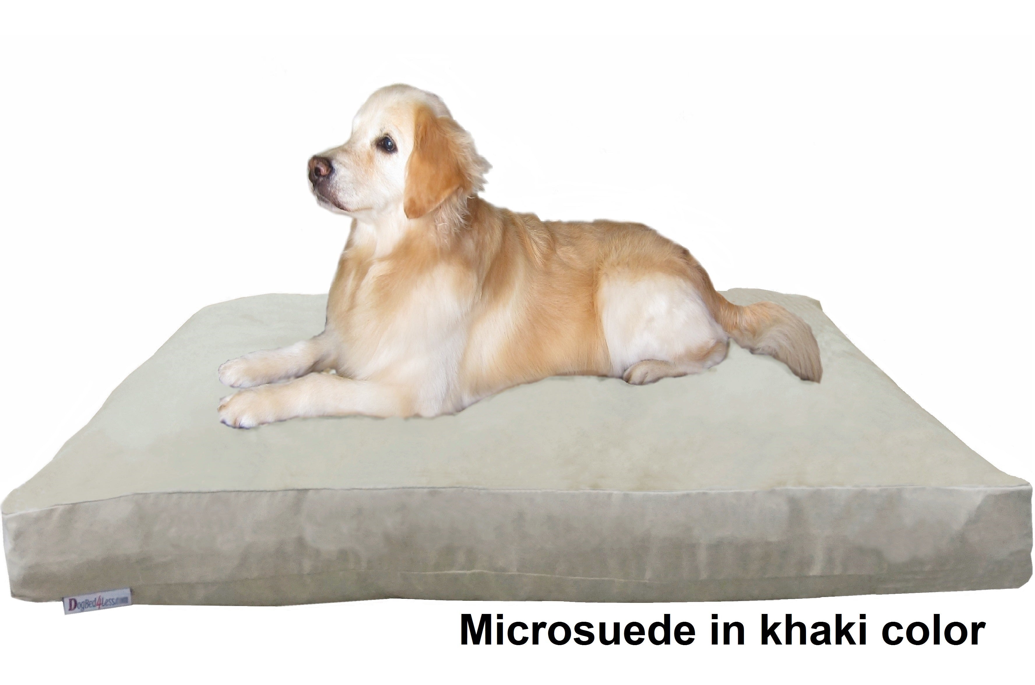 Orthopedic Shredded Latex Foam Dog Bed Pillow for Small to Extra Large Pet - 7 Sizes in 10 Colors