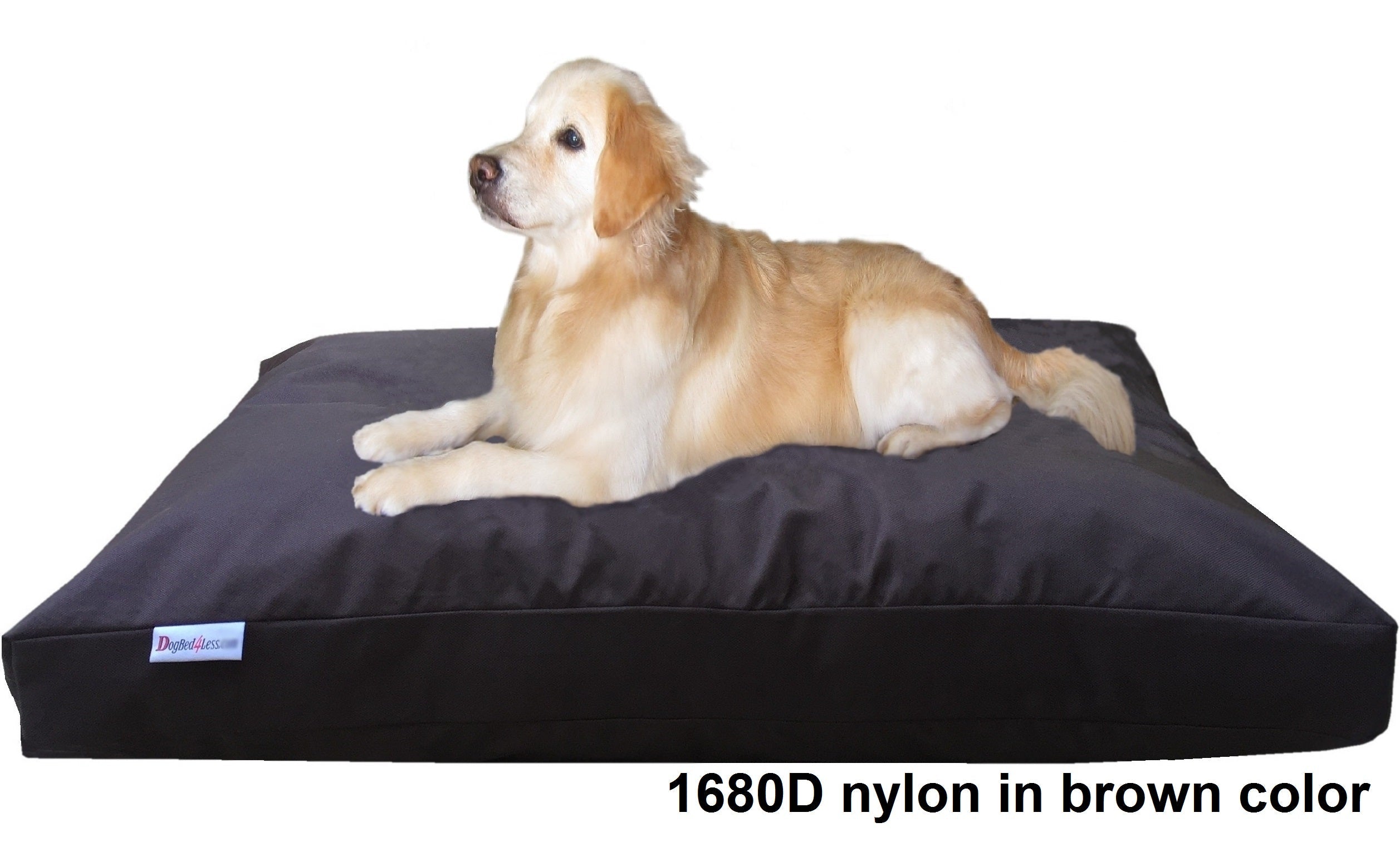 Orthopedic Shredded Latex Foam Dog Bed Pillow for Small to Extra Large Pet - 7 Sizes in 10 Colors