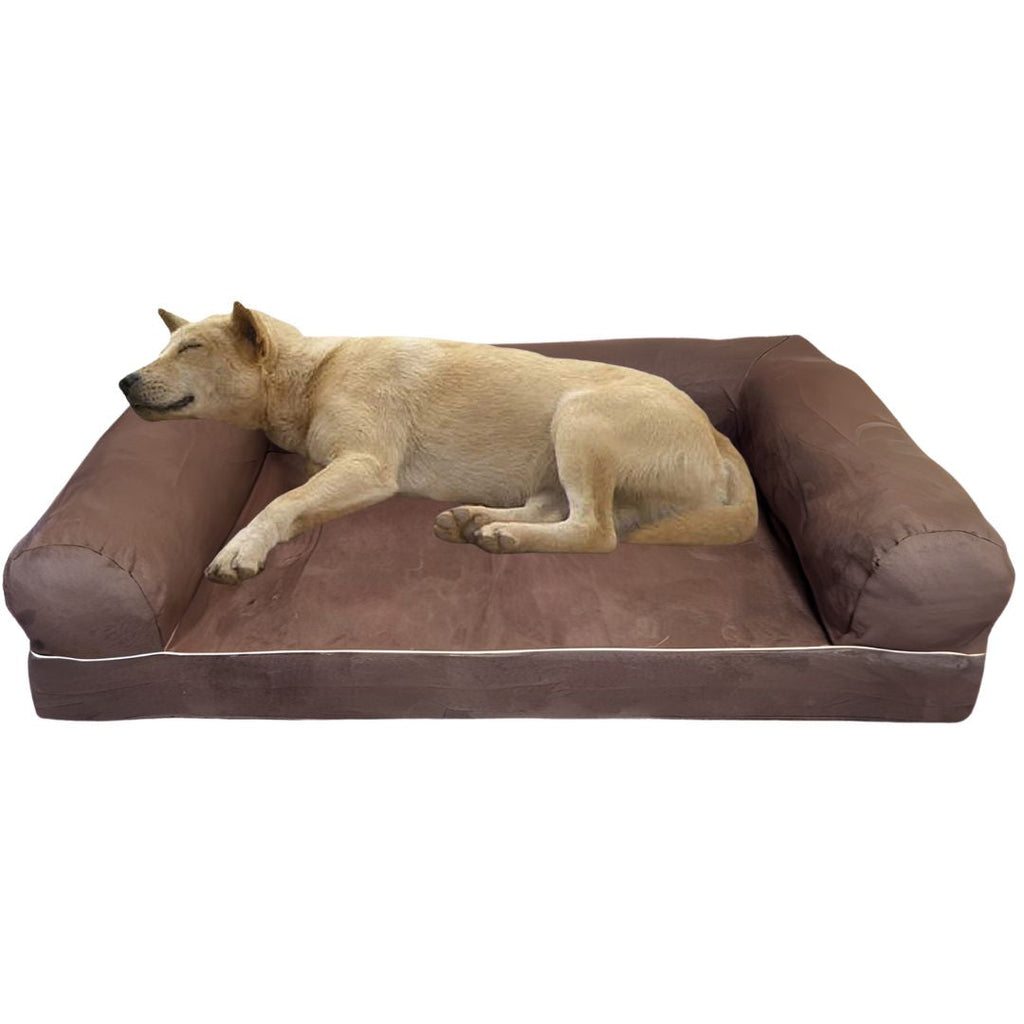 Dogbed4less Orthopedic Shredded Memory Foam Pet Pillow Sofa Lounge Bed with Waterproof Liner
