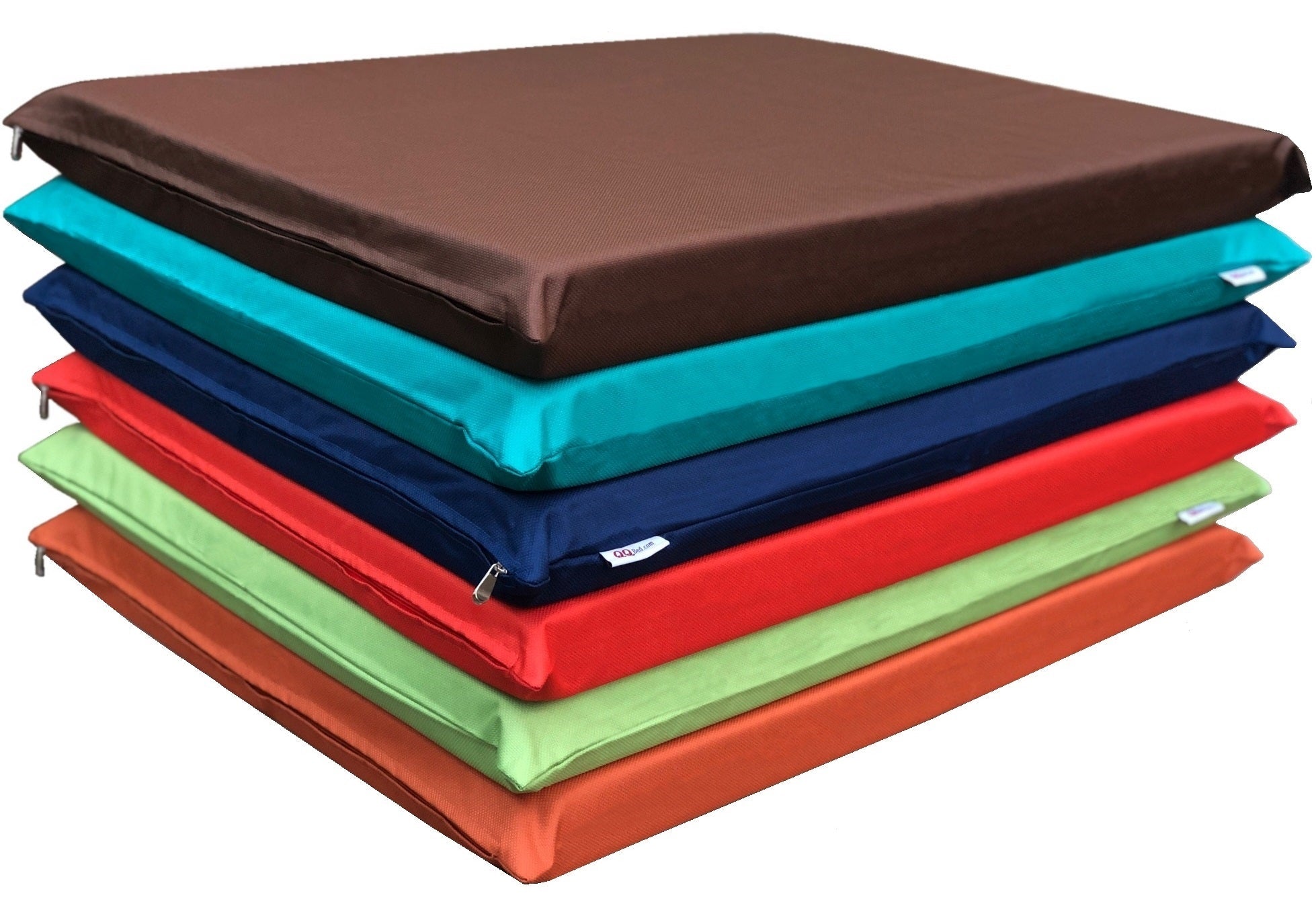 3" Waterproof Gel Memory Foam Pet Bed with Vibrant Color - 2 Sizes in 6 Colors