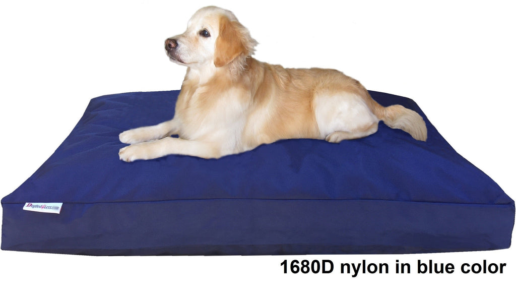 Orthopedic Shredded Memory Foam Dog Bed Pillow for Small to Extra Large Pet - 7 Sizes in 10 Colors