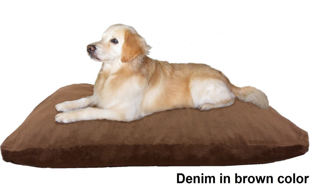Orthopedic Shredded Memory Foam Dog Bed Pillow for Small to Extra Large Pet - 7 Sizes in 10 Colors