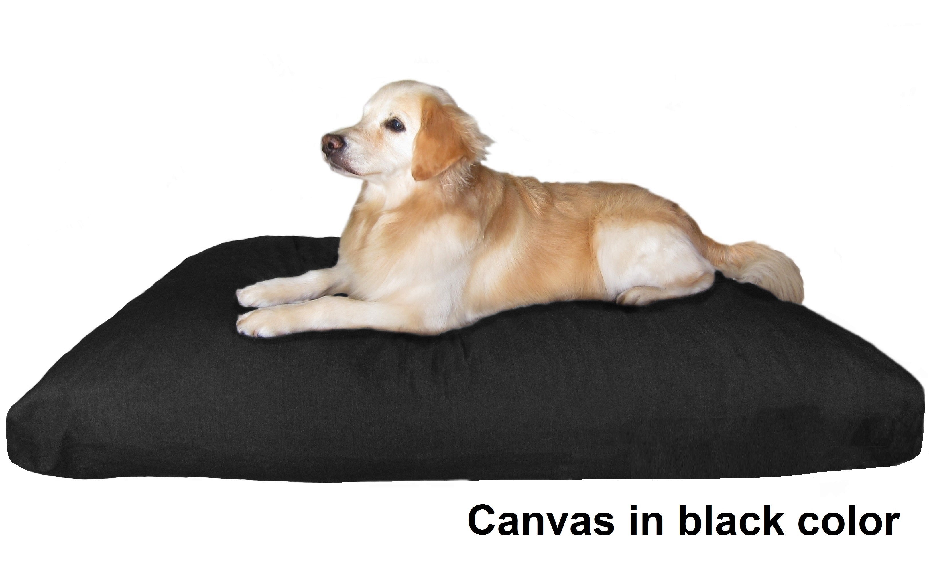 Orthopedic Shredded Latex Foam Dog Bed Pillow for Small to Extra Large Pet - 7 Sizes in 10 Colors