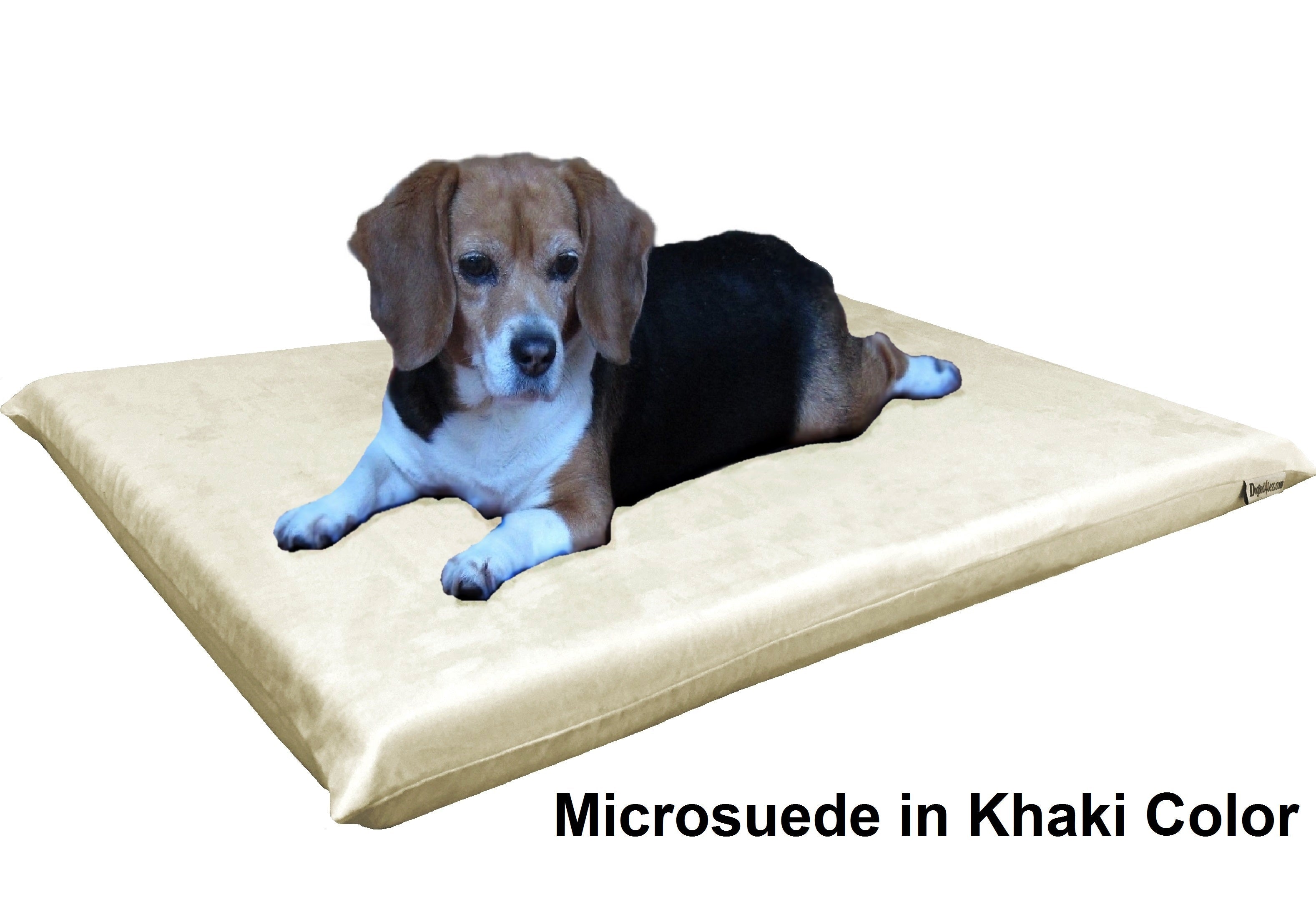 3" Memory Foam Pad Bed with 2 Layer Covers - 2 Sizes in 12 Colors
