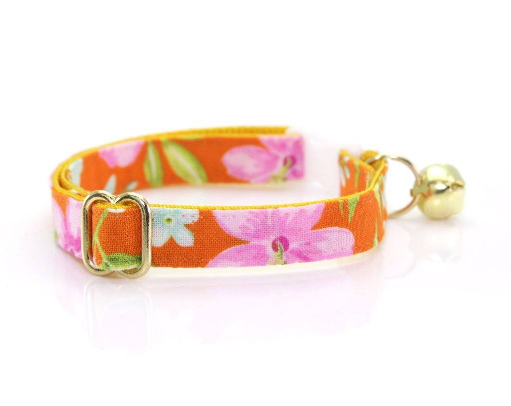 Cat Collar and Flower  - Lanai Tropical Hawaiian